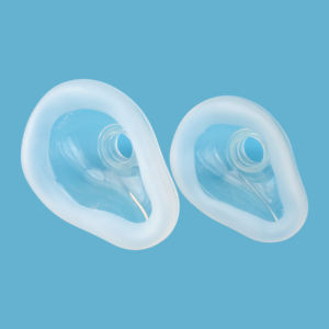 Masker Anestesi Medis PVC Silikon Lateks Pernapasan Sekali Pakai Compower Tanpa Katup Inflasi - Product Image 1