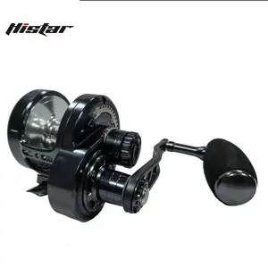 Histar tất cả các kim loại gia công Muối chịu nước thép không gỉ nhập khẩu nhôm Đồng sllow jigging thuyền đánh cá Reel