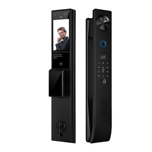 Nhà Thông Minh Chống Trộm nhập cửa khóa với 3D khuôn mặt vân tay & mật khẩu <span class=keywords><strong>wifi</strong></span> tuya App đám mây lưu trữ dữ liệu cho gỗ/kim loại cửa ra vào - Product Image 1