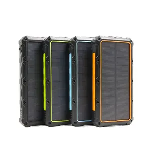 Baru Kedatangan Berkualitas Tinggi Portable 20000 MAh Solar Power Bank Charger