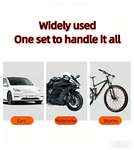 Tubeless Tire Repair <b>Plug</b> Kit, All Metal Handle & <b>Rubber</b> Strips for Car SUV -001 - Product Image 6