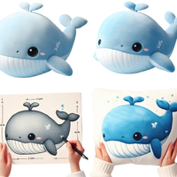 Créez votre propre peluche requin baleine, jouet en peluche personnalisé, jouet en peluche requin