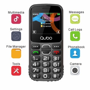 Teléfono Móvil GSM 2G con Doble Tarjeta SIM, Teclado Grande, Radio FM Inalámbrica, Lector de Voz, Compatible con Idiomas Español, Alemán y Francés para Personas Mayores - Product Image 2
