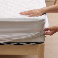 Protège-matelas imperméable en coton éponge de qualité supérieure, housse ajustée à poches profondes, vente en gros, fabricant OEM