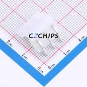 HX-CH5.08-3PWZ Wire-to-Board Pin Header Bent Lead Through Hole,P=5.08mm Connector 1x3P 5.08mm Right Angle Insert CH - Product Image 2