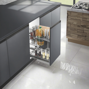 Cesta de almacenamiento de <span class=keywords><strong>despensa</strong></span> de <span class=keywords><strong>cocina</strong></span> lateral <span class=keywords><strong>extraíble</strong></span> de la serie Carlton, organizador de condimentos <span class=keywords><strong>extraíble</strong></span> - Product Image 2