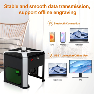 Nueva Máquina de Grabado Láser de Diodo Pequeña Comemoc <span class=keywords><strong>K6</strong></span> CNC 3W con Soporte BMP/Wi-Fi, Precisión de 0.05mm, 75x75mm, Carga Automatizada - Product Image 6