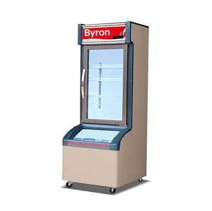 Setengah Kulkas dan Setengah Freezer untuk Pendingin Peralatan Pendinginan Supermarket dengan Pintu Kaca Freezer untuk Kenyamanan Stor