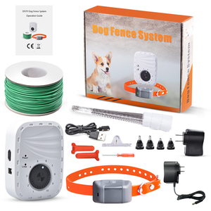 Nuovo Sistema di Recinzione per Cani in Plastica con Collare Antiabbaio a Scossa per Addestramento e Prodotti per il Comportamento degli Animali Domestici Ricaricabile Contiene Cani - Product Image 2