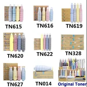 Cartuccia Toner originale Konica Minolta TN619 TN620 TN622 TN627 TN015 TN321 TN328 TN512 TN616 stampante Toner Bizhub polvere