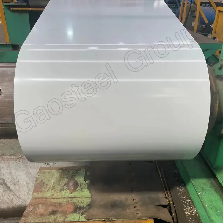 Bobina de acero galvanizada prepintada recubierta de color de materia prima, bobina de acero para pizarra blanca magnética