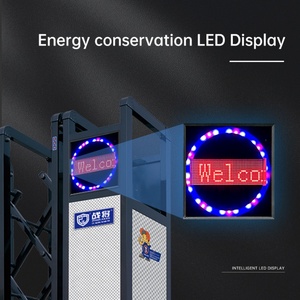Puerta Principal Extensible Automática para Escuela o Fábrica, Diseño Eléctrico con Material de Aleación de Aluminio - Product Image 4