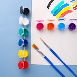 Bộ sơn <span class=keywords><strong>acrylic</strong></span> 12 màu 2ml, sơn liền khối dành cho trẻ em vẽ tranh DIY, vẽ graffiti trên vải, kính, giấy, thạch cao, diều - Product Image 4