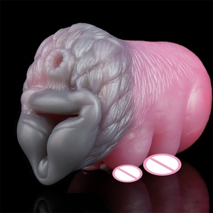 Masturbador Masculino Vaginal de Animales de Fantasía GEEBA, Nuevo Masturbador de Silicona Suave, Estimulador de Pene, Juguete Sexual con Textura Realista - Product Image 3