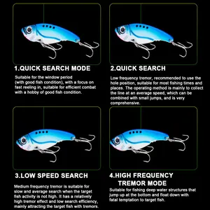 Wholesale Vibrating Lipless Crankbait Tungsten Ice Fishing Jigs Metal Vib Fishing Lures For Bass Casting Vibe Fish Lures