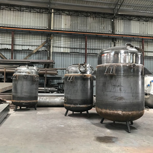 เครื่องปฏิกรณ์แบบมีแจ็คเก็ตทำจากสแตนเลส 304 พร้อมอุปกรณ์ทำความร้อนสำหรับการผลิตโพลีออลอะลูมิเนียมอะเซเทท - Product Image 2