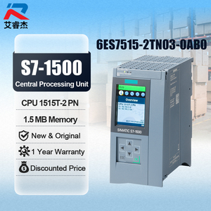 คอนโทรลเลอร์ PLC SIMATIC S7-1500 ของแท้ใหม่เอี่ยม รุ่น 6ES7515-2TN03-0AB0 CPU 1515T-2 PN ชุดประมวลผลกลาง 6es7515-2tn03-0ab0 - Product Image 1