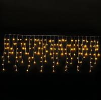 Cadena de luces LED de carámbano, decoraciones navideñas impermeables para interiores/exteriores, IP65 para vacaciones, bodas, borde de techo con Control remoto
