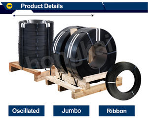 Rouleaux de bande de cerclage en métal en acier de 3/4 pouces pour la fixation de palettes - Product Image 2