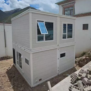 Casa contenedor extensible plegable portátil, casa contenedor prefabricada de China, casas utilizadas como casa de campamento de refugiados - Product Image 5