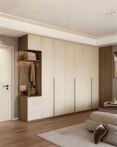 Armoire de chambre à coucher moderne avec tiroirs et étagères pour les chambres d'appartements - Product Image 2