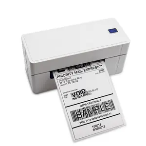 启瑞4x6 110毫米热运输标签条形码贴纸运单，带蓝牙 + 通用串行总线，适用于快递行业打印机