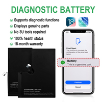 Batterie d'origine pour iPhone 12 13 Mini 14 15 Pro Pro Max Batterie de téléphone portable Garantie de 18 mois