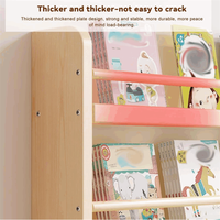 Estantería de Pared de Madera Moderna para Niños y Revistero, Muebles para Oficina en Casa Aptos para Niños Pequeños