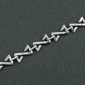 Hot Selling Innovation Design Silve Plated <b>Titanium</b> Steel <b>Chain</b> Bracelet Simple Hiphop Style Unisex's Bracelets Trendy Jewelry - Product Image 3