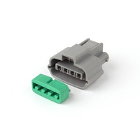 Conector automotriz de plástico eléctrico, conector automático de arnés de cables hembra, 2 unidades