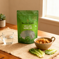 Sachet refermable personnalisé biodégradable pour bonbons, céréales, biscuits, pop-corn, aliments sucrés, emballage anti-odeur avec fenêtre transparente