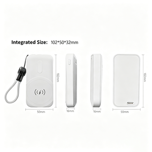 65W GaN Ultra-Dünnes Schnellladegerät All-in-One Magnetische Kabellose Powerbank mit PD 3.0 SCP & OTP Schutz 2 Typ-C Anschlüsse - Product Image 6