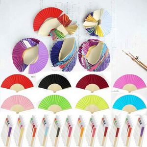 Abanico Plegable Ecológico de Verano con Mango Carbonizado y Borlas, Diseño Clásico Chino de Estilo Antiguo para Año Nuevo, Artesanía de Bambú - Product Image 5