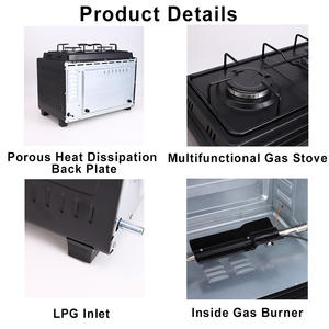 Venta de fábrica Estufa de cocina de gas de 30L ampliamente utilizada con precio de horno Uso en el hogar Camping al aire libre Horno de gas barato portátil - Product Image 4