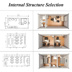 Factory Price Various Designs Lodge Integrated Container House <b>Units</b> Prefabricated Container House for Warehouse Workshop Office - Product Image 2