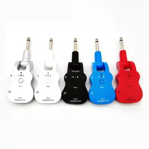 Werkseitig hochwertiges drahtloses Gitarren system Sender Empfänger Audio Pickup für E-Gitarre Ukulele Violin Bass