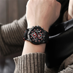 MINI FOCUS MF0244G orologio da uomo di marca di moda impermeabile orologio sportivo da uomo orologi da polso al quarzo Relogio Masculino - Product Image 6