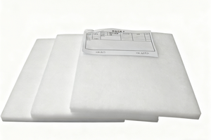 Pièces de siège en tissu non tissé de coton blanc, ajustées, peu encombrantes, à absorption acoustique efficace, pour cartes de porte de voiture et tableaux de bord - Product Image 6