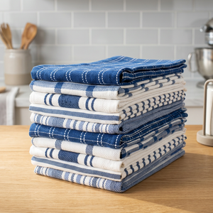 Quick-Dry Woven Square Cotton Eco-Friendly Disposable Water Absorbent Kitchen Towels Dry Clean Option ORCHID Manufacturer India - Product Image 1