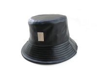 Travel Fisherman Leisure Bucket Hat Benutzer definierte Deutschland Summer Cap PU Leder Fisherman Hat Benutzer definierte PVC Patch Logo Design Bucket Cap