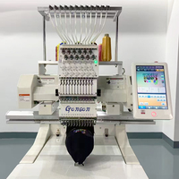 Machine à broder numérique Gensen Dahao A15 à tête unique, 12/15 aiguilles, système de contrôle informatisé, haute précision, nouvelle génération pour la maison