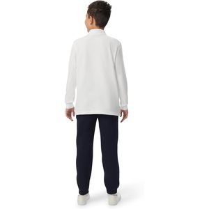 Camisa de Uniforme Escolar de Manga Larga Tipo Polo, Unisex, de Algodón Tejido - Product Image 5