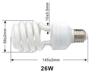 LUCKY HERP UVA <span class=keywords><strong>UVB</strong></span> 100 <span class=keywords><strong>150</strong></span> 13W 15W 23W 26W <span class=keywords><strong>uvb</strong></span> ampoule pour reptile tropical et désert avec ETL, CE et ROHS - Product Image 6