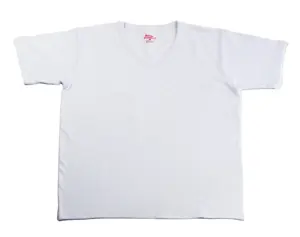 Hina-Camiseta de algodón con cuello en V para hombre, camisetas con cuello en V, 100%