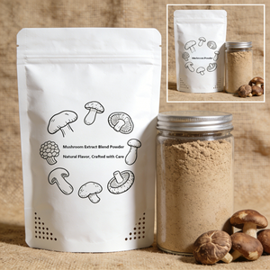 مسحوق مستخلص الفطر العضوي المكون من 10 أنواع: ريشي أحمر، تشاغا، كورديسيبس، شيتاكي، فطر عرف الأسد، فطر ذيل الديك الرومي - Product Image 1