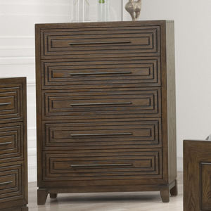 Mesita de noche con 2 cajones y acabado en nogal oscuro, muebles de almacenamiento resistentes, juego de muebles para dormitorio - Product Image 3