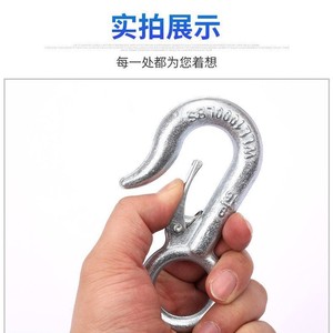 ตะขอเกี่ยวแบบสแนป 5 ตัน เหล็กชุบสังกะสี สำหรับงานยกในอุตสาหกรรมหนัก - Product Image 2