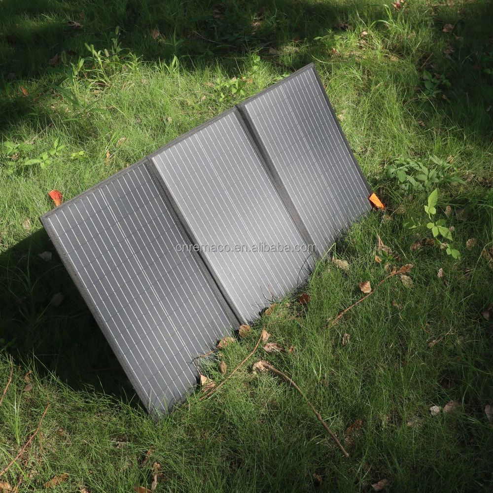 <strong>2026</strong> High Quality Portable <strong>100W</strong> Foldable Monocrystalline Silicon <strong>Solar</strong> <strong>Panel</strong> with 21% Efficiency for Camping