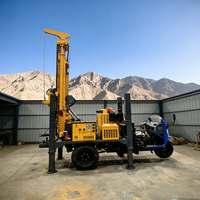 Pompe à boue mobile de haute qualité pour forage de puits d'eau montée sur véhicule, moteur diesel, boîte de vitesses 230 500m, machine de forage souterrain