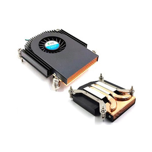 Refroidisseur d'ordinateur portable sur mesure 21 mm à double caloduc 120x120x25 mm en cuivre et aluminium avec ventilateur silencieux pour le refroidissement des ordinateurs portables - Product Image 1